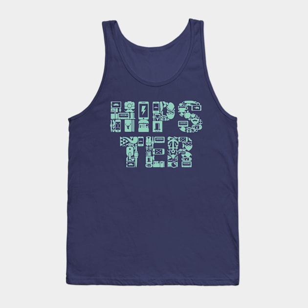 Hip Hipster Tank Top by hbwdesigns